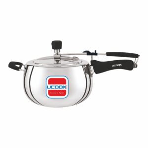 UCOOK SX1 Plus 5L Aluminium Pressure Cooker , Induction Base, Inner Lid