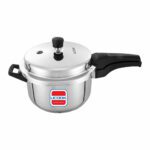 UCOOK 5L Stainless Steel Pressure Cooker | Outer Lid, Induction, Silver