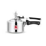 Salford Mini 1L Inner Lid  Aluminium Pressure Cooker , Induction Compatible , Silver