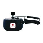 Salford Curvy Duo 2L Inner Lid Hard Anodised Pressure Cooker with SS Lid ,  QPR, Induction & Gas Compatible , 5-Years Warranty
