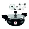 Salford Xpert 5L Hard Anodised 3-in-1 Outer Lid Pressure Cooker , Induction Compatible , Black