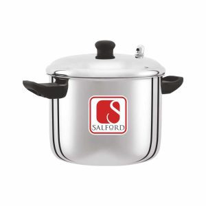Salford Stainless Steel Idli Cooker | 24 Idlis, 6 Plates, Gas Compatible