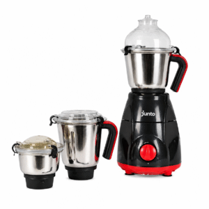 Junto Mixer Grinder 1000W with 3 Stainless Steel Jars For Blending and Grinding Chutney